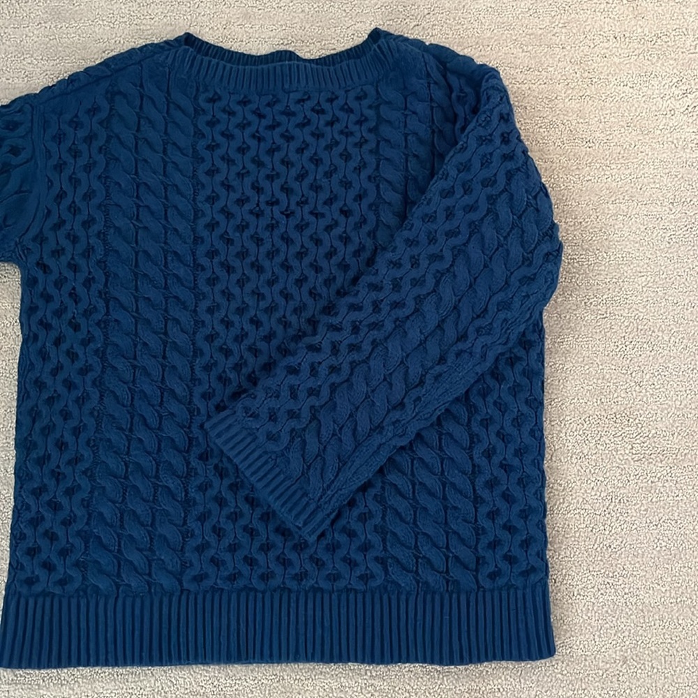 Ann Taylor bracelet sleeve sweater size large. Hits high hip.